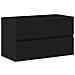 Mobile Lavabo Rovere Nero 80x38,5x45 cm in Legno Multistrato - Foto miniatura 1