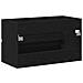Mobile Lavabo Rovere Nero 80x38,5x45 cm in Legno Multistrato - Foto miniatura 8