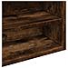 Armadietto Vetrina Rovere Fumo 100x15x58 cm Legno Multistrato - Foto miniatura 7