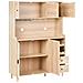 Credenza Da Cucina Campbellton 120 Cm Marrone Chiaro - Foto miniatura 3