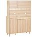 Credenza Da Cucina Campbellton 120 Cm Marrone Chiaro - Foto miniatura 5