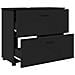 Set di mobili per il bagno 3 pcs Nero 76.5 x 35 x 64 cm - Foto miniatura 5