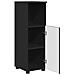 Set di mobili per il bagno 3 pcs Nero 76.5 x 35 x 64 cm - Foto miniatura 6