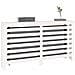 Copertura Termosifone Bianca 153x19x84 cm Legno Massello Pino - Foto miniatura 4