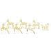 Renne LED con 40 LED 7 pcs Oro PET - Foto miniatura 1