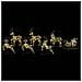 Renne LED con 40 LED 7 pcs Oro PET - Foto miniatura 2
