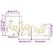 Renne LED con 40 LED 7 pcs Oro PET - Foto miniatura 9
