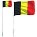 Asta e Bandiera Belgio 5,55 m Alluminio - Foto miniatura 1