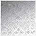 Dischi Quadrati 2 pcs Argento 50 x 50 cm Alluminio - Foto miniatura 5