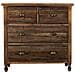 Cassettiera In Legno Con 4 Cassetti 100x40x93h Cm - Foto miniatura 2