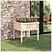 Vaso da giardino Natura 70 x 70 x 70 cm Pino massello - Foto miniatura 2