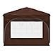 Tenda per feste a pop-up 290 x 290 x 245 cm Marrone - Foto miniatura 7