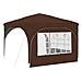 Tenda per feste a pop-up 290 x 290 x 245 cm Marrone - Foto miniatura 8