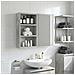 Armadio da bagno a muro Grigio Cemento 30 x 10 x 50 cm - Foto miniatura 2