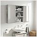 Armadio da bagno a muro Grigio Cemento 30 x 10 x 50 cm - Foto miniatura 5