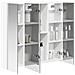 Mobiletto per specchio da bagno Bianco 73.5 x 15.5 x 70 cm - Foto miniatura 3