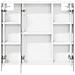 Mobiletto per specchio da bagno Bianco 73.5 x 15.5 x 70 cm - Foto miniatura 7