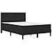 Struttura letto con materasso Nero 140 x 190 cm Velluto - Foto miniatura 3
