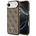 Custodia Per Iphone 14 Nera Decorata Magsafe Guess - Foto miniatura 2