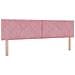 Letto ottomano con materasso Rosa 180 x 200 cm Velluto - Foto miniatura 4