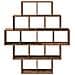 Scaffale da parete Legno antico 120 x 20 x 136 cm - Foto miniatura 4