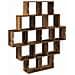 Scaffale da parete Legno antico 120 x 20 x 136 cm - Foto miniatura 6