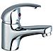 Miscelatore rubinetto lavabo ottone cromato per bagno - Foto miniatura 3