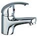 Miscelatore rubinetto lavabo ottone cromato per bagno - Foto miniatura 2