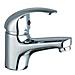 Miscelatore rubinetto lavabo ottone cromato per bagno - Foto miniatura 1