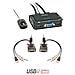 KVM Switch Compact USB Audio VGA, 2 Porte - Foto miniatura 1