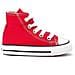 All Star Scarpe Sportive Bambino Rosse Tela Lacci 7j232c numero 23 - Foto miniatura 4
