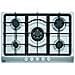 Piano Cottura Steel Line FHSL7554GAVTCXSC a Gas 5 Fuochi Gas Colore Inox - Foto miniatura 1