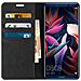 Custodia Huawei Mate 10 Pro Pelle Sportellino Portafoglio Supporto Nero - Foto miniatura 3