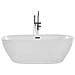 Vasca Da Bagno Freestanding Ovale In Acrilico Bianco Nevis - Foto miniatura 26