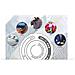 Ferro da Stiro a Vapore DB 3704 Capacità 0.25 Litri Potenza 2200 Watt Colore Bianco / Blu - Foto miniatura 4