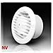 Bianco 4 muro 230v 100mm Soffitto Ventilatore Estrattore Bagno - Foto miniatura 1