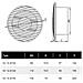 Bianco 4 muro 230v 100mm Soffitto Ventilatore Estrattore Bagno - Foto miniatura 2