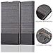 Custodia Compatibile Con Sony Xperia Xa In Grigio Nero - Coperchio Protettiva Con Chiusura Magnetica, Funzione Stand E Tasca Per Le Carte - Foto miniatura 5