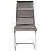 Set Di 2 Sedie Da Pranzo In Velluto Grigio Rockford - Foto miniatura 5