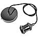 Pendant Light Vintage Fitting Holder Retro Moderna Industriale Di Stile E27 Nero Cromo Lamp Black Chrome Rosone Nero Intrecciato Flex Cable-kit02bnk - Foto miniatura 1