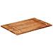 Piano Tavolo in Legno Massello di Acacia 25-27 mm 60x90 cm - Foto miniatura 3