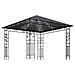 Gazebo con Zanzariera e Luci LED 3x3x2,73 m Antracite - Foto miniatura 3