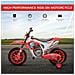 Moto Da Cross Elettrica Per Bambini Da 3-5 Anni - Rosso - Foto miniatura 8