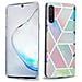 Custodia Compatibile Con Samsung Galaxy Note 10 In Marmo Arcobaleno No. 11 - Coperchio Protettivo In Silicone Tpu Con Motivo A Mosaico - Foto miniatura 1