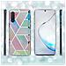 Custodia Compatibile Con Samsung Galaxy Note 10 In Marmo Arcobaleno No. 11 - Coperchio Protettivo In Silicone Tpu Con Motivo A Mosaico - Foto miniatura 6