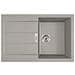 Lavello Soprapiano 955799 con 1 Vasca 1 Gocciolatoio Colore Grigio - Foto miniatura 1