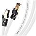 Cat8 Bianco 1,5 M | Cavo Di Rete Ethernet Schermato S / ftp | Cavo Ethernet Patch Superveloce | Supporta Fino A 2 Ghz / 2000 Mhz | Connettori Rj45 | Trasmissione Dati 40 Gigabit - Foto miniatura 1