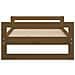 Cuccia Per Cani Miele 75,5x55,5x28cm In Legno Massello Di Pino - Foto miniatura 2