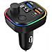 Trasmettitore Fm Bluetooth Con Caricatore Da Auto Usb Qc 3.0 E Usb-c 18w C2 - Foto miniatura 1