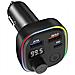Trasmettitore Fm Bluetooth Con Caricatore Da Auto Usb Qc 3.0 E Usb-c 18w C2 - Foto miniatura 2